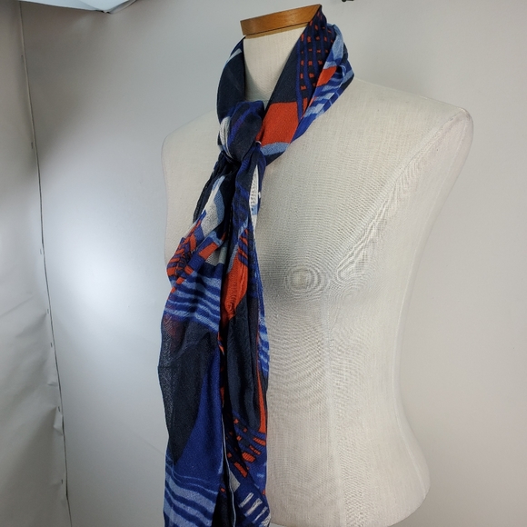 BUNDLE OF DESIGNER BRAND SCARVES STRIPED / FLORAL - Picture 7 of 7